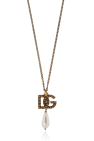 Dolce & Gabbana GOLD Necklace with logo-shaped pendant