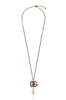 Dolce & Gabbana GOLD Necklace with logo-shaped pendant