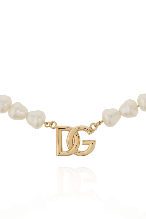 Dolce & Gabbana Naszyjnik z logo