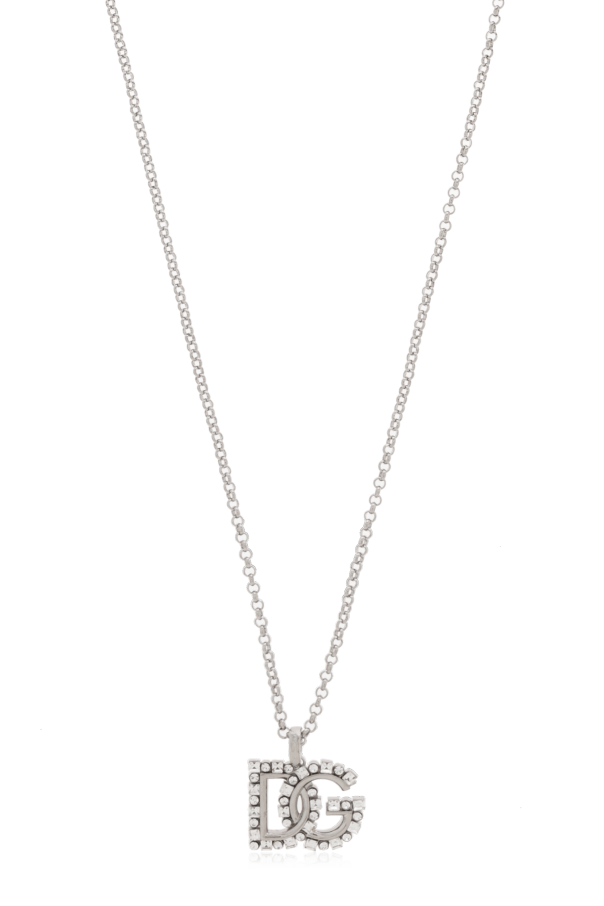 Necklace with logo-shaped pendant, zdjęcie 1 Necklace with logo-shaped pendant od Dolce & Gabbana