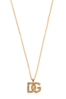 Dolce & Gabbana GOLD Necklace with logo-shaped pendant