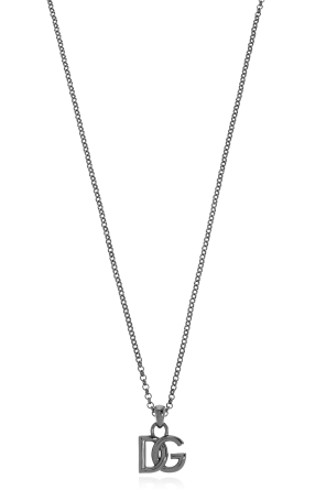 Necklace with a logo-shaped pendant