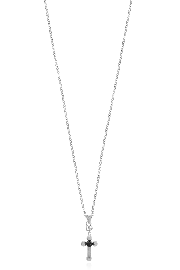 Necklace with a pendant featuring a religious motif, zdjęcie 1 Necklace with a pendant featuring a religious motif od Dolce & Gabbana