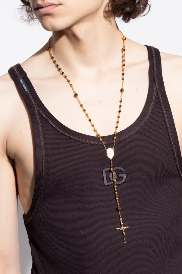 Dolce & Gabbana Colar com motivo religioso