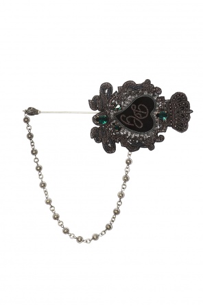 Branded brooch od Dolce & Gabbana