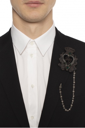 Branded brooch od Dolce & Gabbana