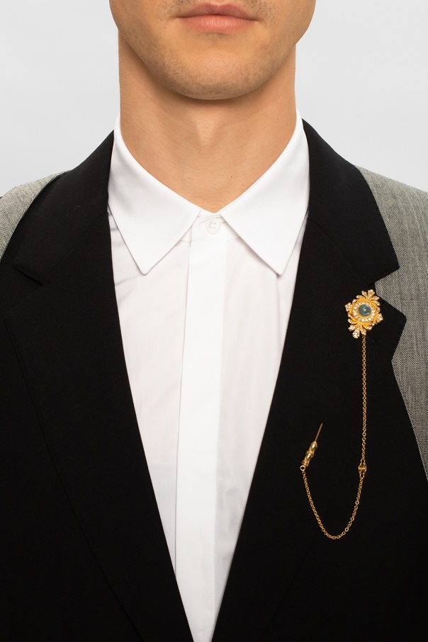 Dolce & Gabbana small Sicily raffia tote bag Neutrals Silver pin