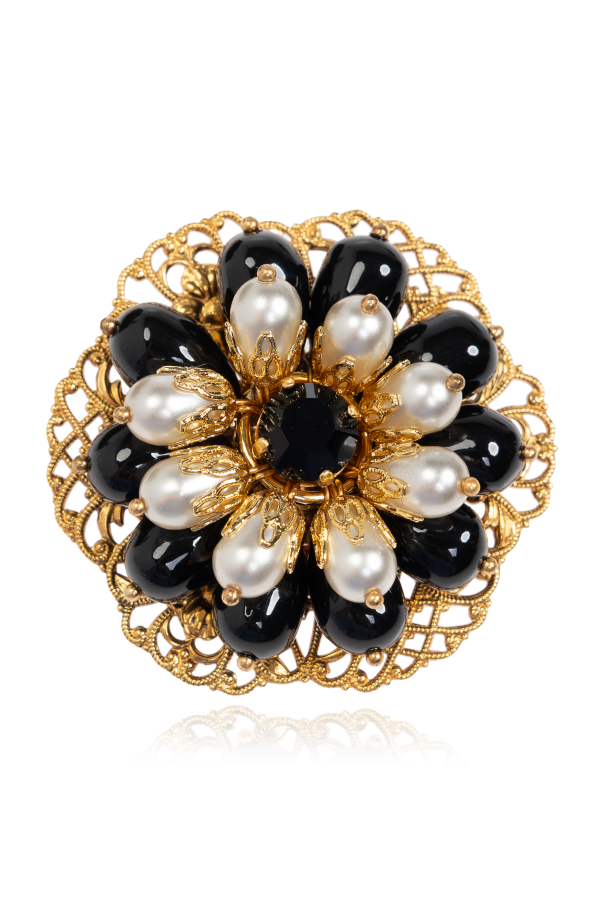 Brooch with floral motif od Dolce & Gabbana