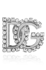 Dolce & Gabbana Pin with shimmering crystals