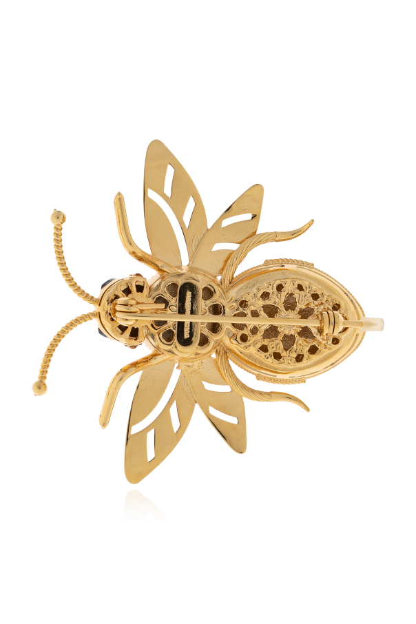 Dolce & Gabbana Broche com cristais cintilantes