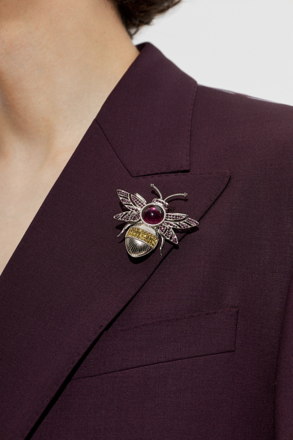Dolce & Gabbana Pin with shimmering crystals