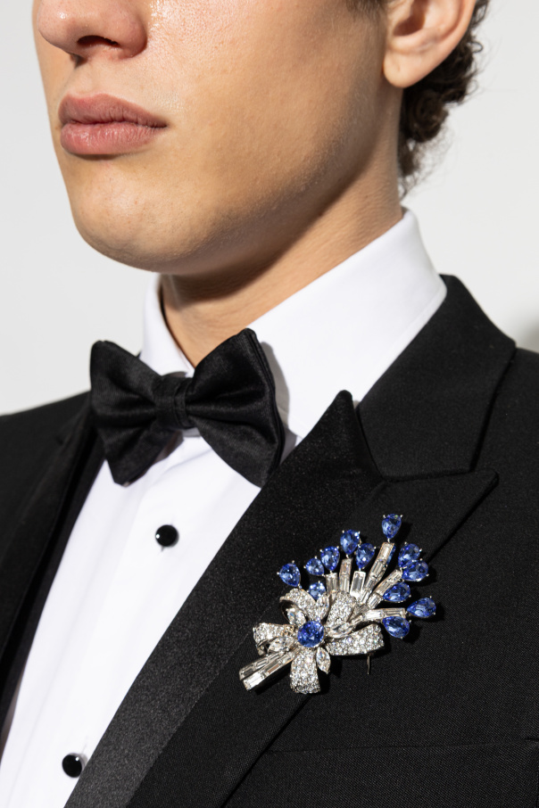 Dolce & Gabbana Broche com cristais brilhantes
