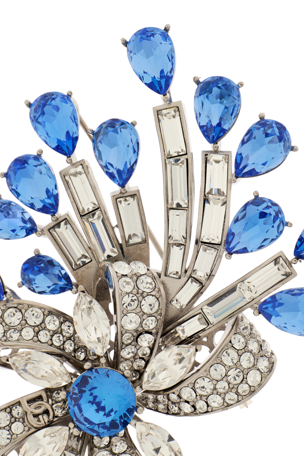 Dolce & Gabbana Broche com cristais brilhantes