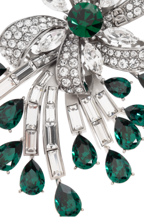 Dolce & Gabbana Brooch with sparkling crystals