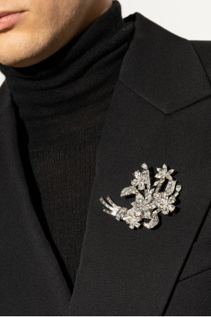Dolce & Gabbana Brooch with shimmering crystals