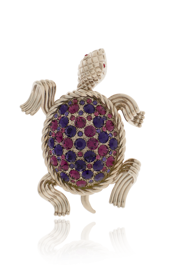 Brooch with shimmering crystals od Dolce & Gabbana