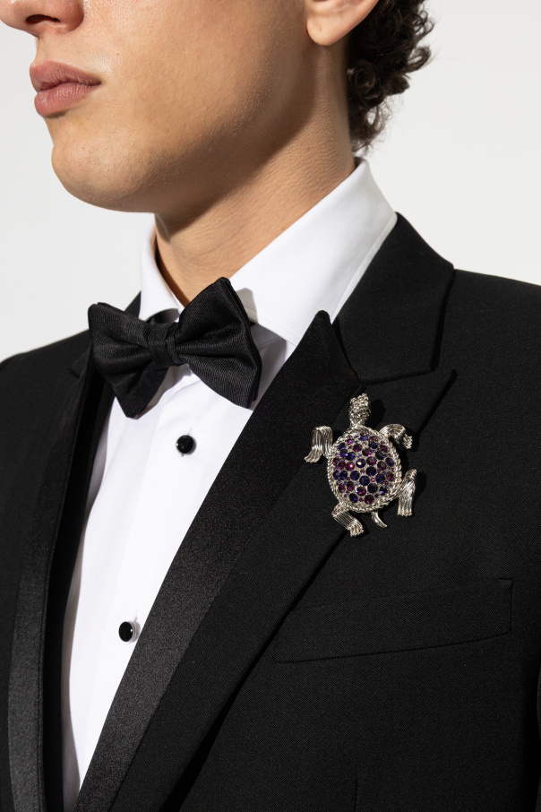 Dolce & Gabbana Broche com cristais cintilantes