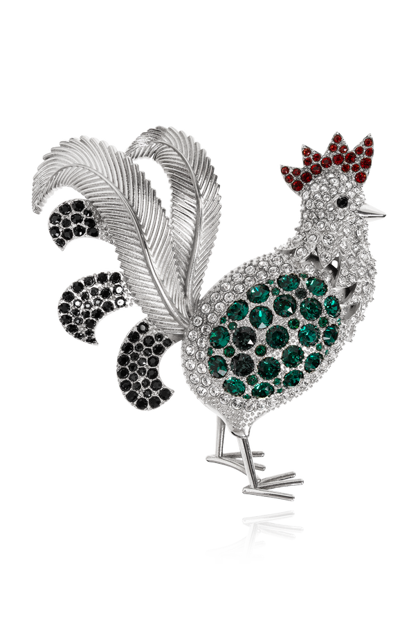 Pin with shimmering crystals od Dolce & Gabbana