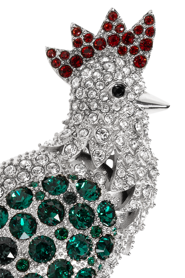 Dolce & Gabbana Pin with shimmering crystals