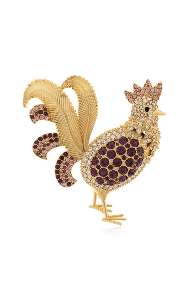 Brooch with shimmering crystals od Dolce & Gabbana