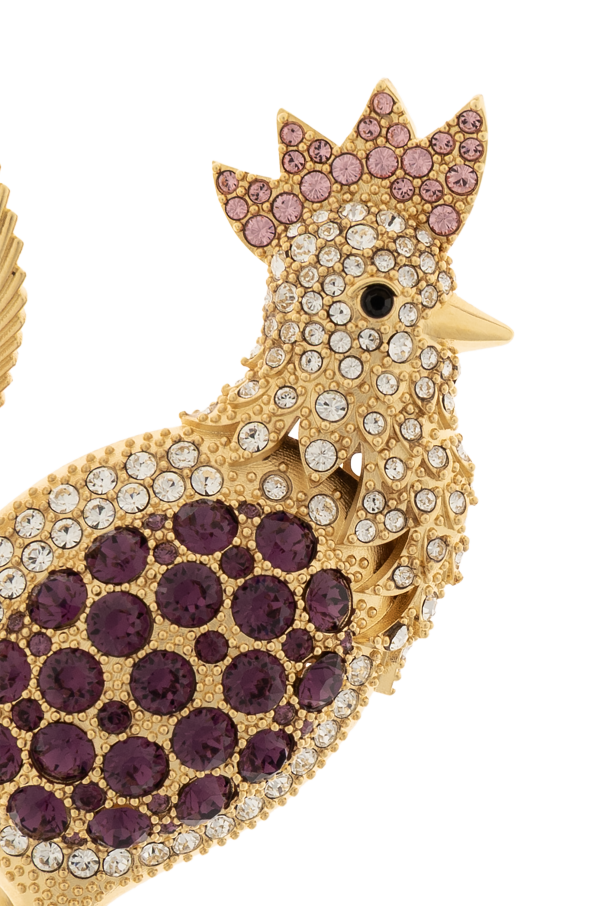 Dolce & Gabbana Brooch with shimmering crystals