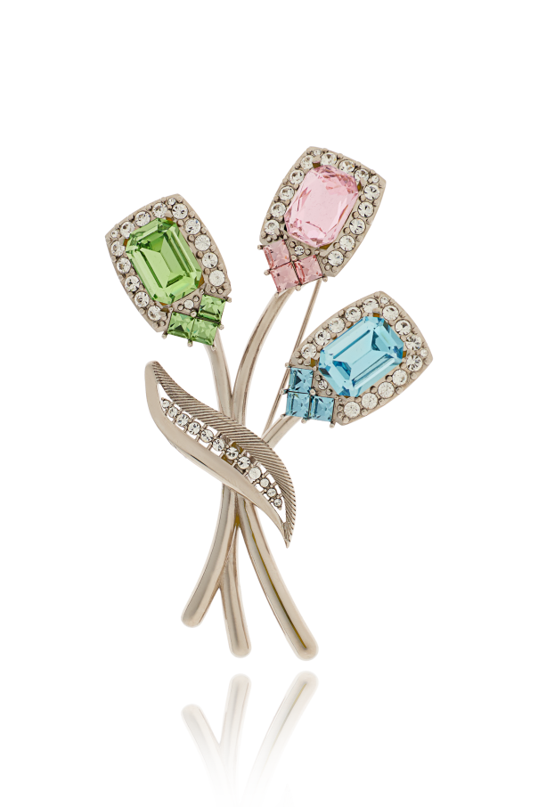 Brooch with shimmering crystals od Dolce & Gabbana