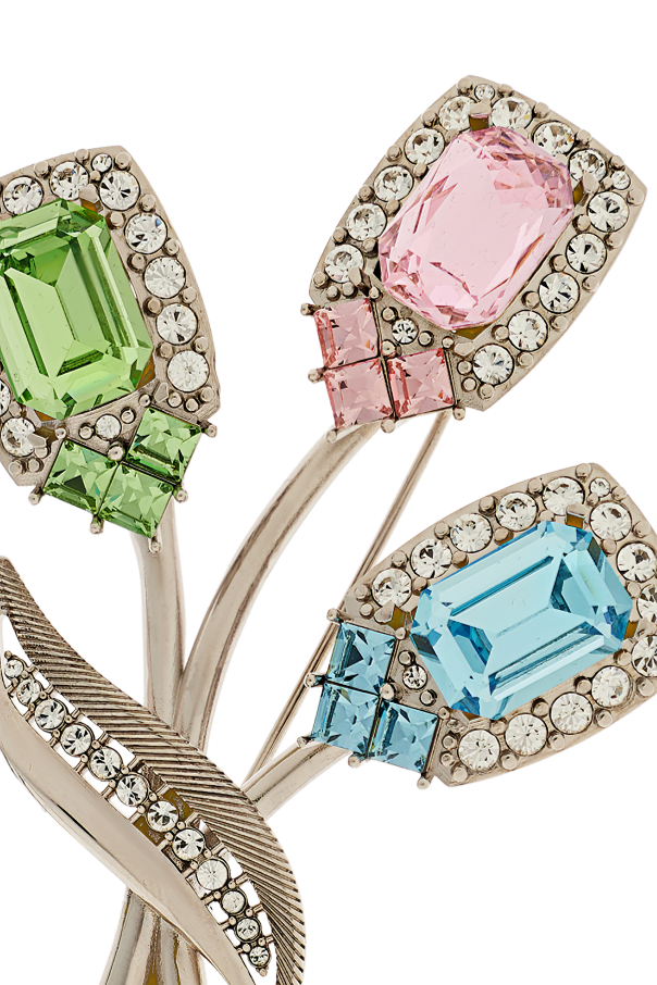 Dolce & Gabbana Broche com cristais cintilantes