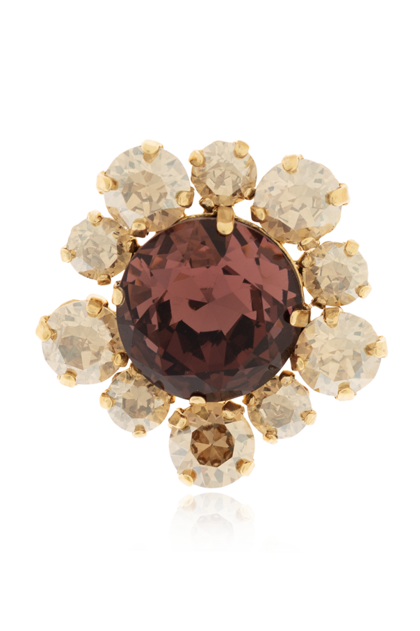 Brooch with shimmering crystals od Dolce & Gabbana