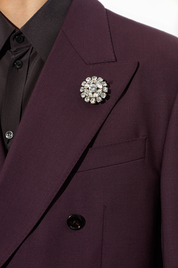 Dolce & Gabbana Pin with shimmering crystals