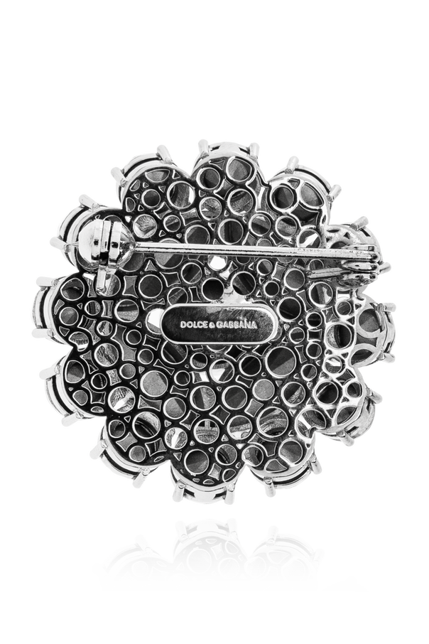 Dolce & Gabbana Pin with shimmering crystals