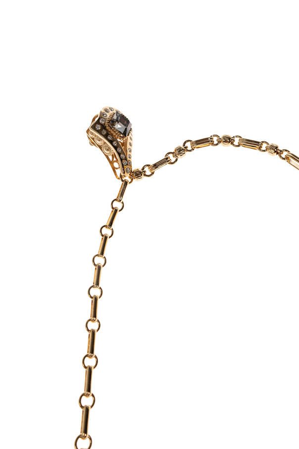 Dolce & Gabbana Men's Gold Crystal Brooch