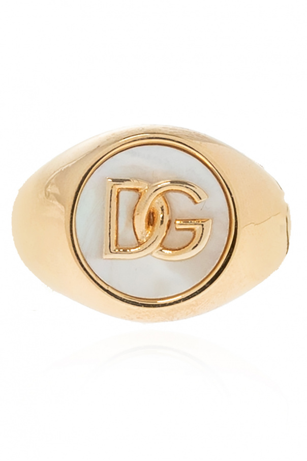 Dolce & Gabbana DG logo short-sleeve shirt Logo ring