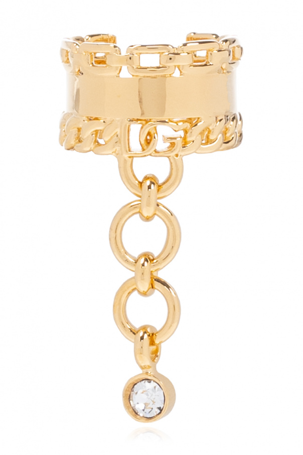 Dolce & Gabbana Open ring with rhinestone