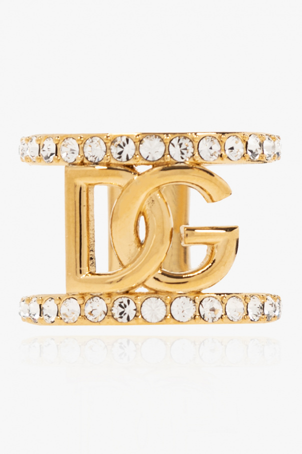 Dolce & Gabbana Brass ring with logo