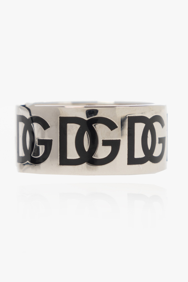 Dolce & Gabbana Logo-engraved ring