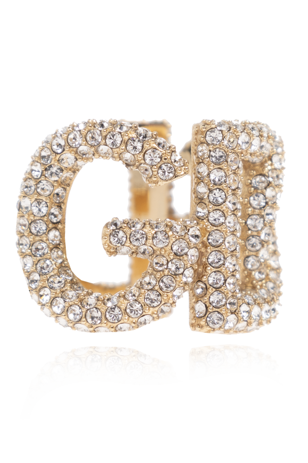 Dolce & Gabbana Pierścień z kryształami