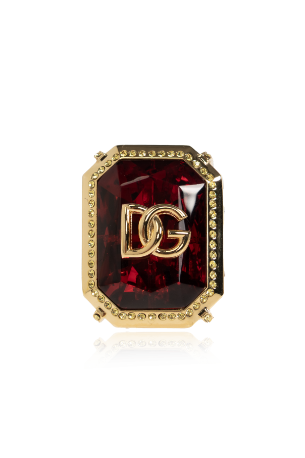 Ring with shimmering crystals od Dolce & Gabbana