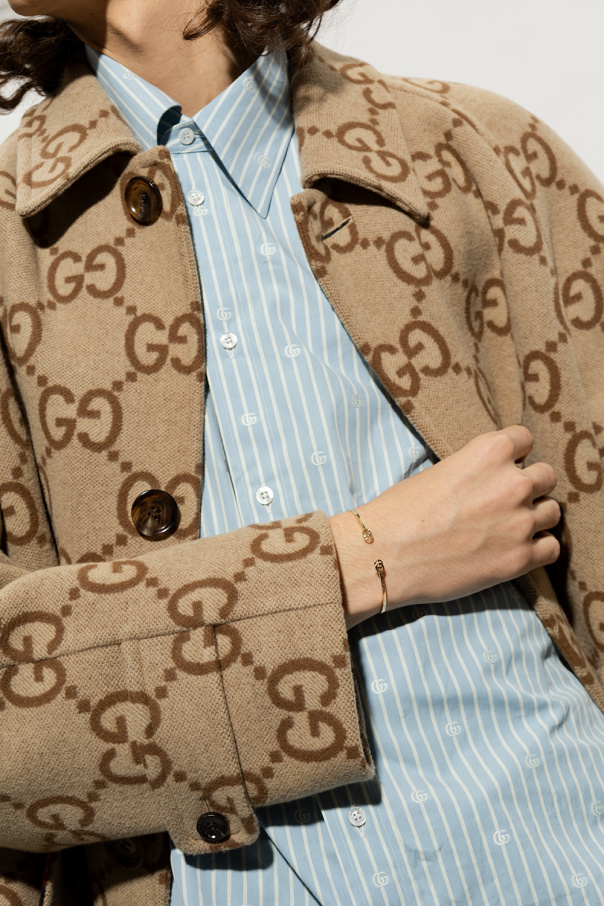 Gucci Złota bransoleta z logo