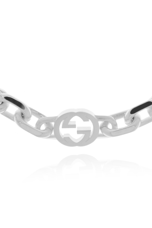 Gucci Silver bracelet with logo