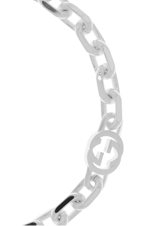 Gucci Silver bracelet with logo