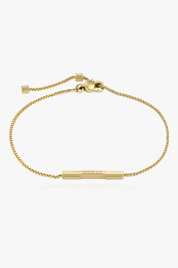 Gucci Gold bracelet with logo