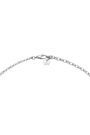 Gucci Silver necklace with logo-shaped pendant
