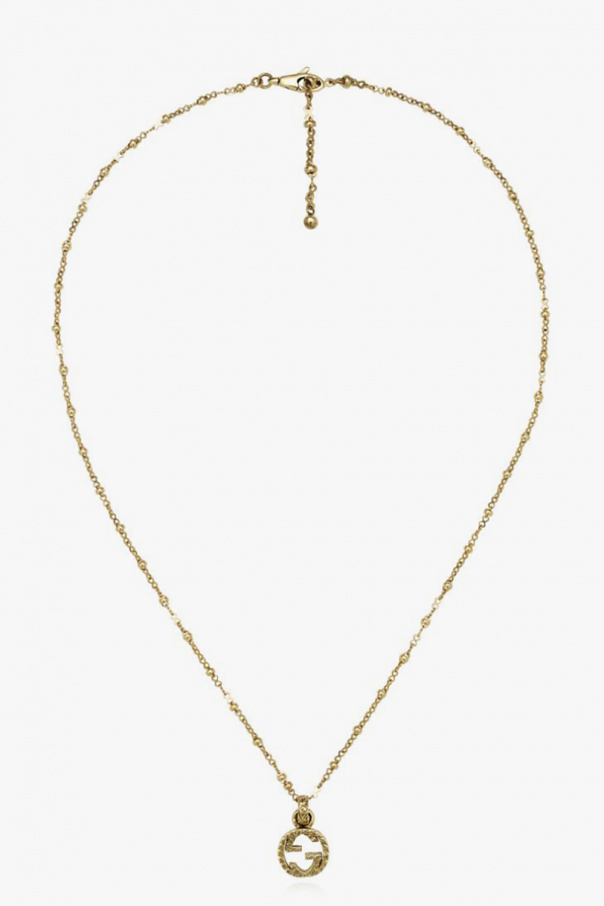 Yellow gold necklace od Gucci