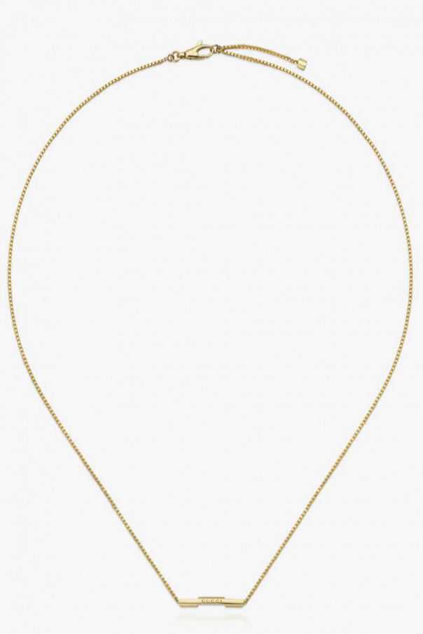 gucci London Gold necklace with logo