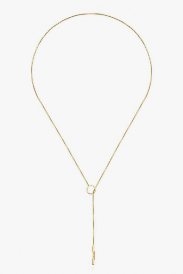 Gold necklace with logo od Gucci