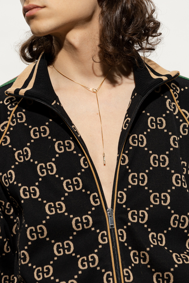 Gucci Gold necklace with logo