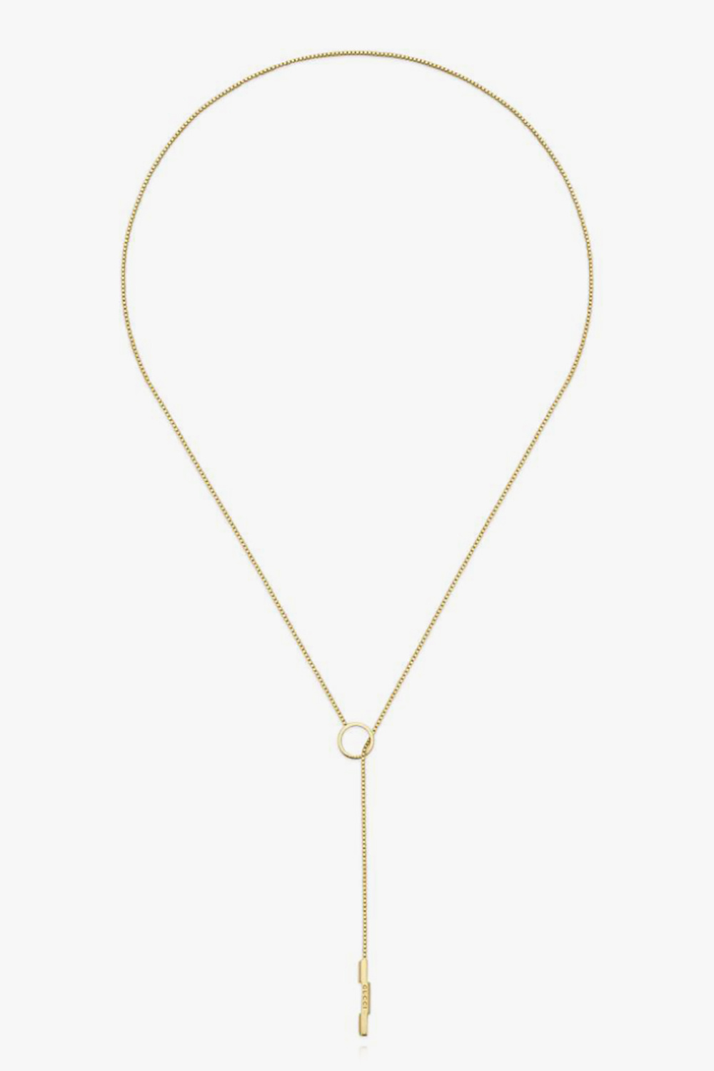 Gucci Gold necklace with logo