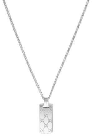 Silver necklace with pendant