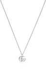 Gucci SILVER Silver necklace with logo-shaped pendant