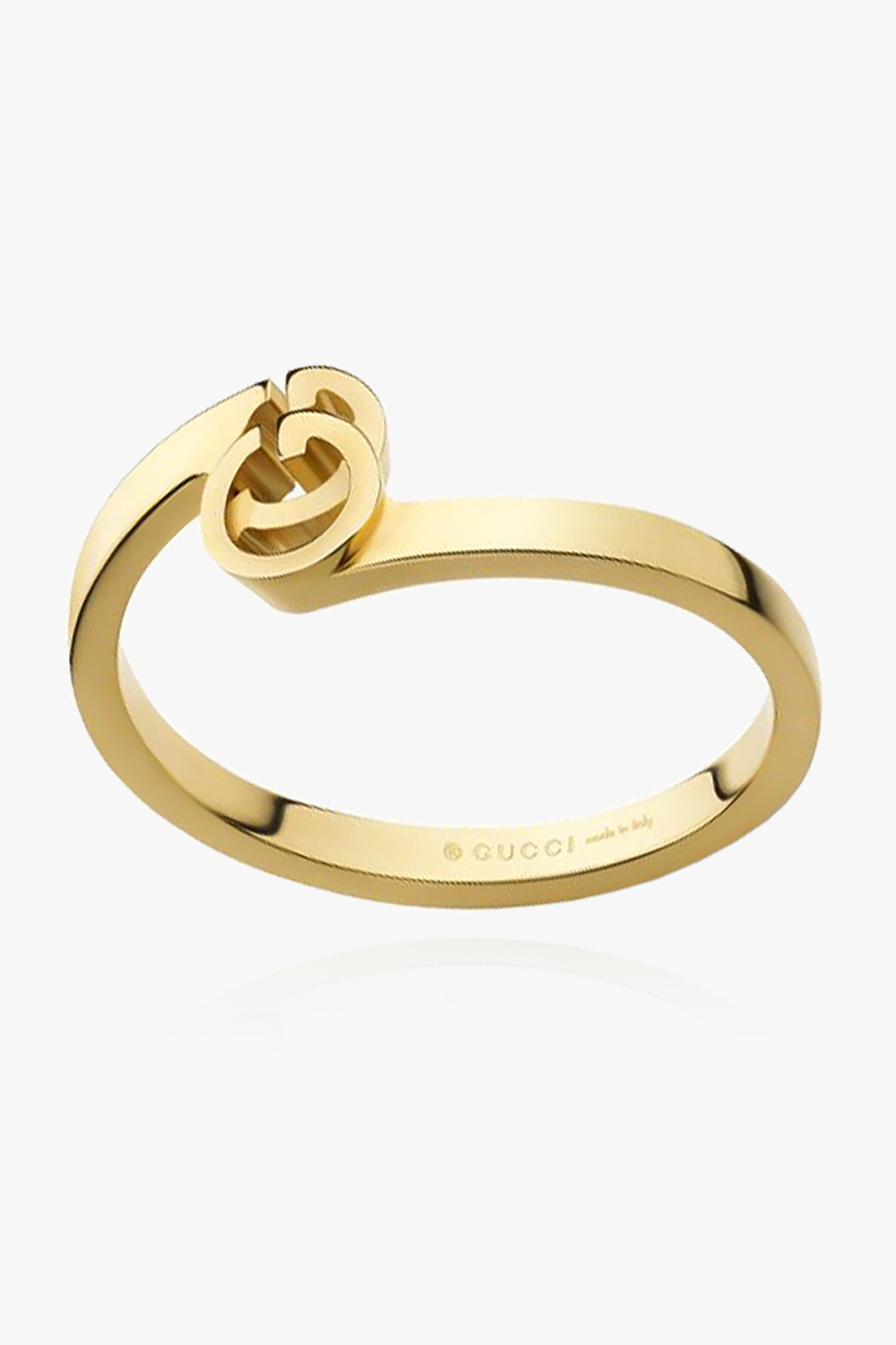 gucci double Yellow gold ring